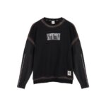 Black Intuition Oversized Zip Sleeve Sweatshirt