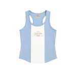 Blue White Champs Racerback Sport Tank